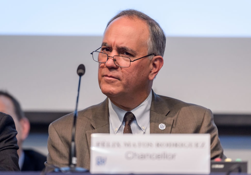 CUNY Chancellor F√©lix V. Matos Rodr√≠guez. Members of the