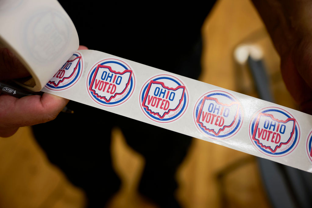 Ohio Residents Cast Ballots For 2024 US Presidential Election