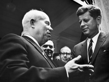 Khrouchtchev And Kennedy In Vienna, Austria On June 04, 1961 -