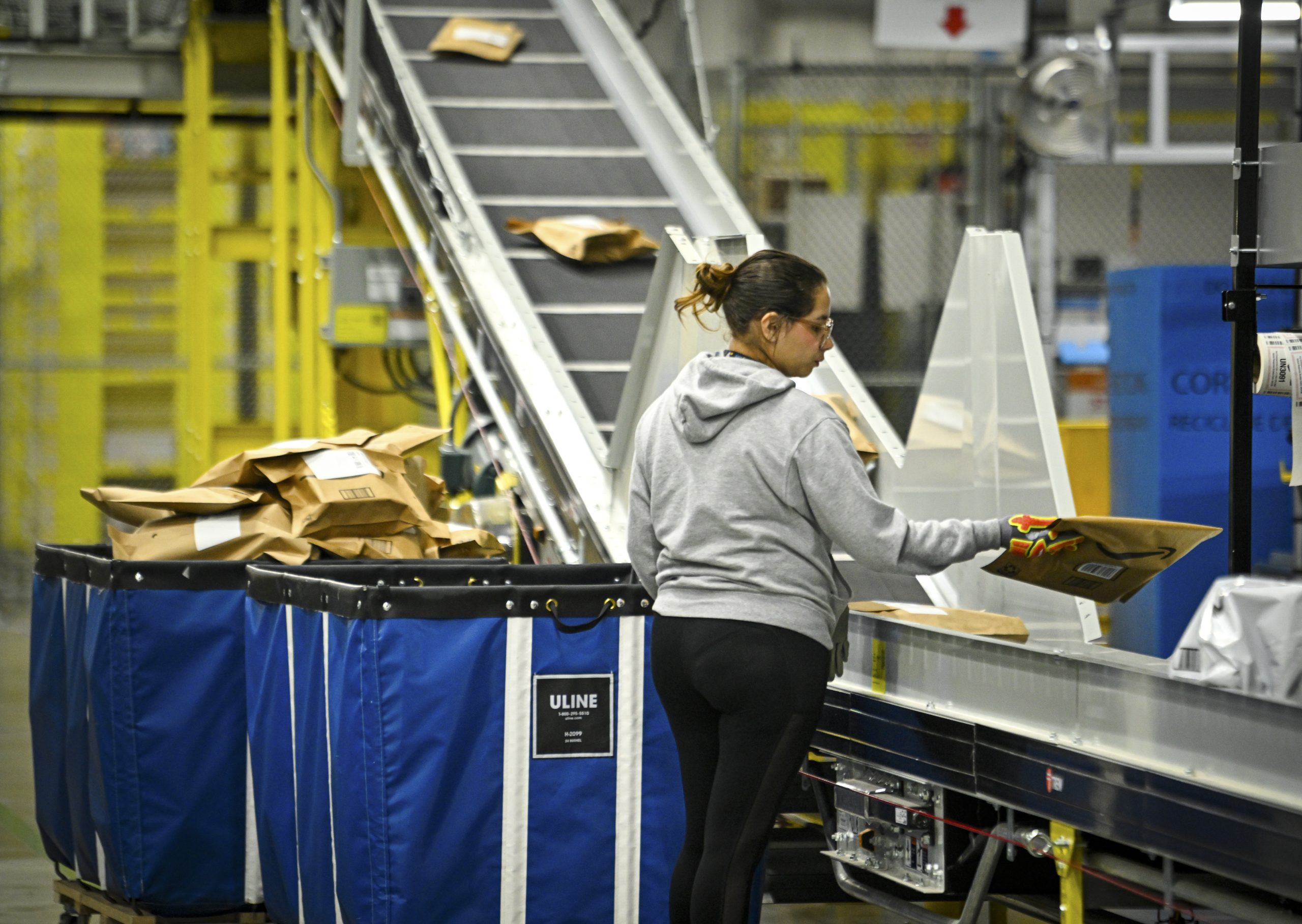 Amazon Warehouse Operates On Cyber Monday