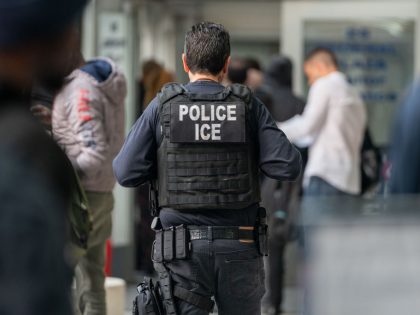 Asylum Seeking Migrants Wait In Line For Immigration Customs Enforcement Appointments