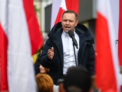 Polish Presidential Candidate Karol Nawrocki Holds Rally In Garwolin