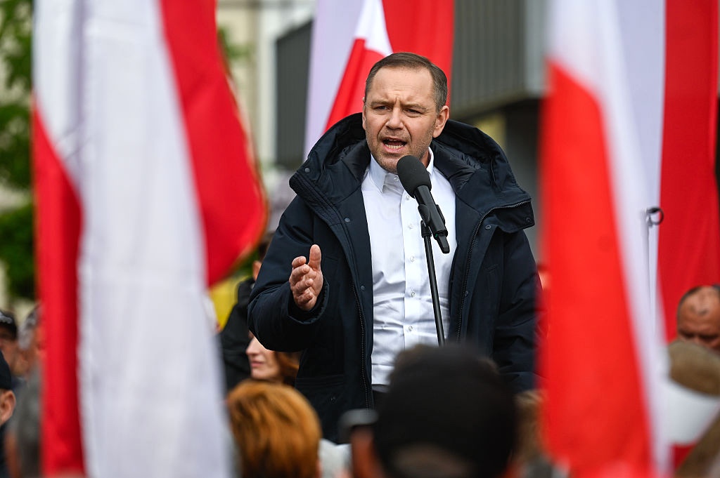Polish Presidential Candidate Karol Nawrocki Holds Rally In Garwolin