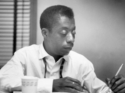 James Baldwin Candid Portrait