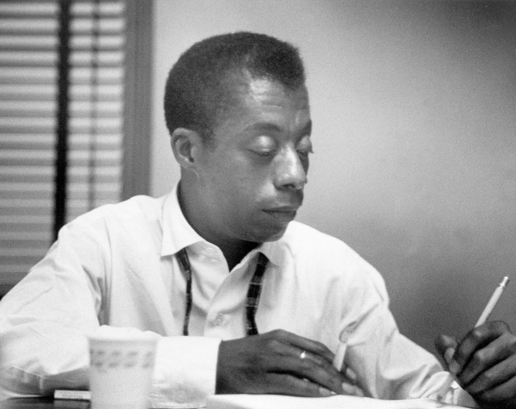 James Baldwin Candid Portrait