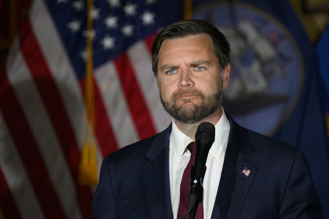 Vice Presidential Nominee Sen. JD Vance Campaigns In New Kensington, Pennsylvania