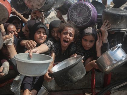 Food distributed to Palestinians struggling with hunger in Gaza