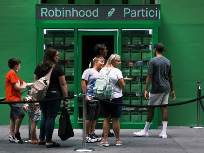 Stock Trading Platform Robinhood Goes Public On The New York Stock Exchange