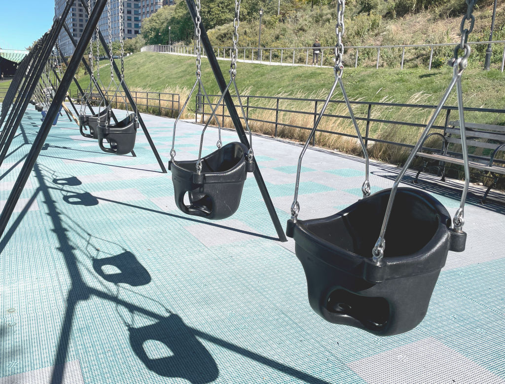 Empty swings, New York City