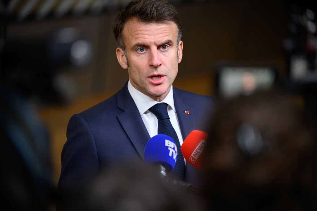 Emmanuel Macron  -  EU Summit Brussels