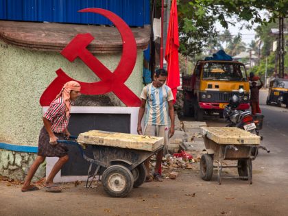 Daily Life Around the City Of Kochi Kerala India