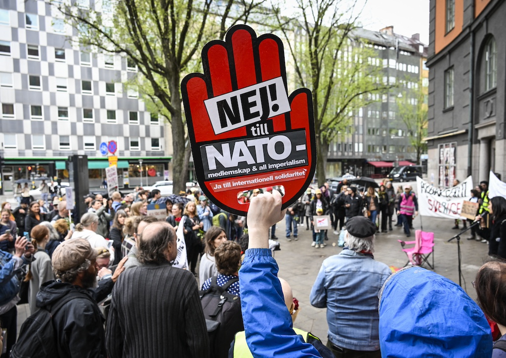 SWEDEN-UKRAINE-RUSSIA-CONFLICT-NATO-DEMO