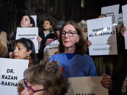 UK health care workers hold vigil to demand cease-fire in Gaza