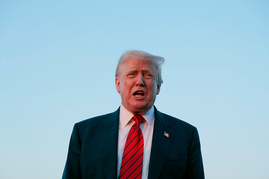 President Trump Spends The Weekend At His Bedminster Club In NJ