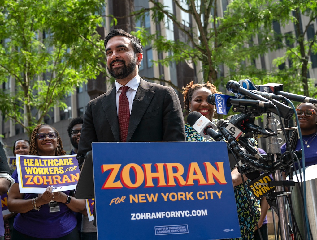 NYC Mayoral Candidate Zohran Mamdani Holds News Conference