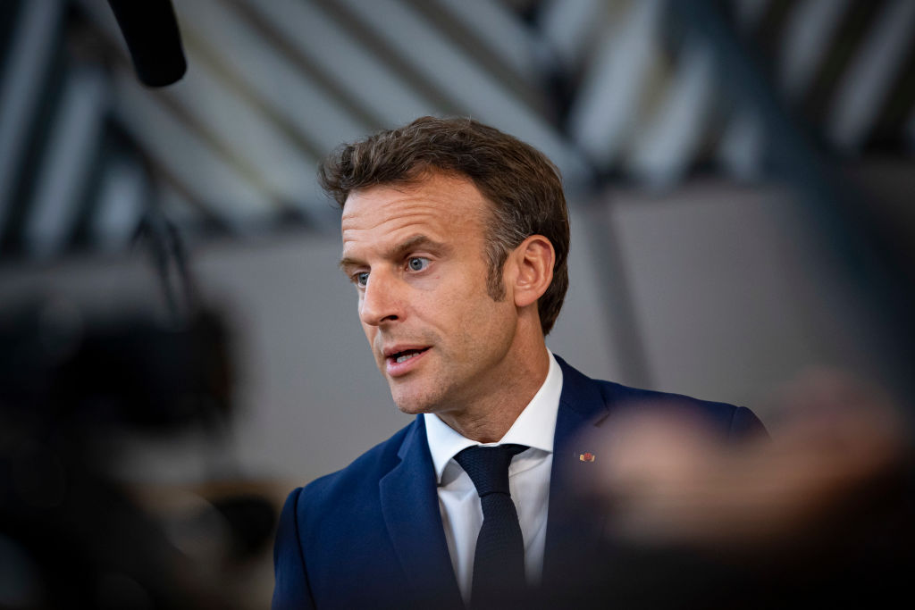 Emmanuel Macron At The European Council Summit In Brussels