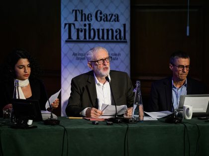 Jeremy Corbyn's Peace And Justice Project Holds Independent Gaza Tribunal