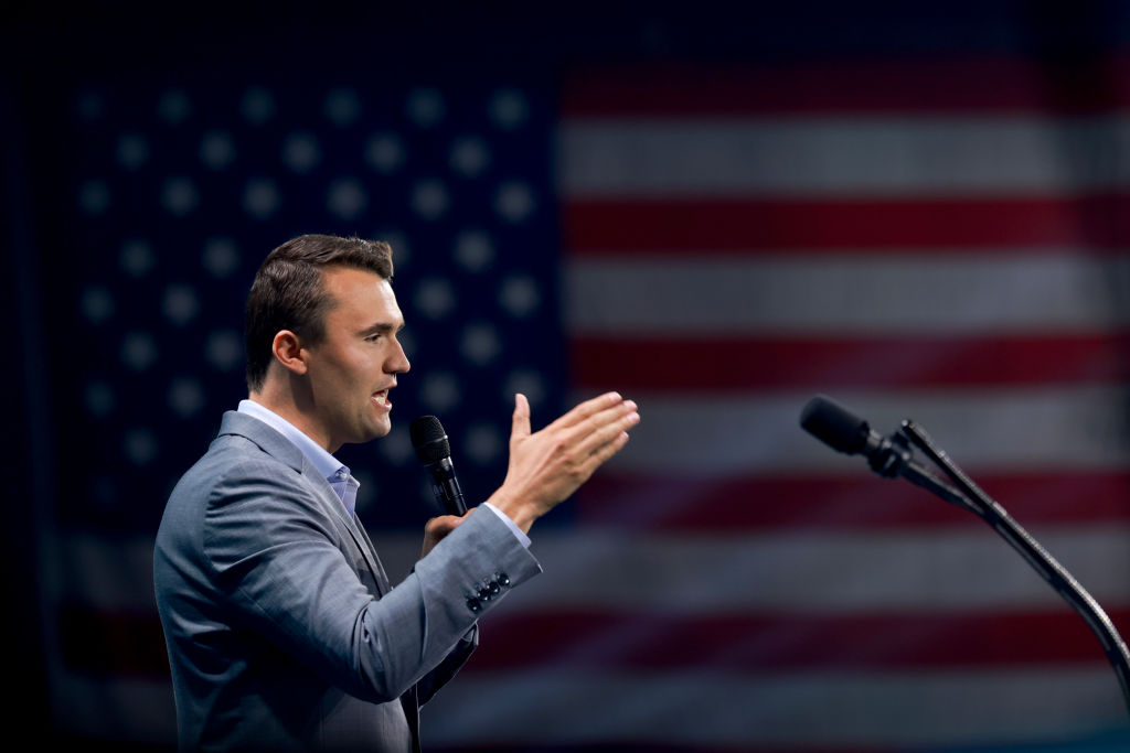 Presidential Candidate Donald Trump Addresses Turning Point USA Summit
