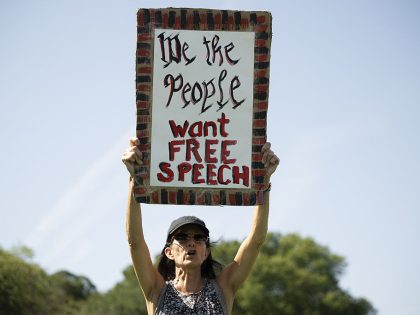 Anti Trump protesters held a rally in Washington DC