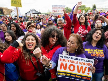 Teachers And Support Staff Hold A Three-Day Strike In Los Angeles