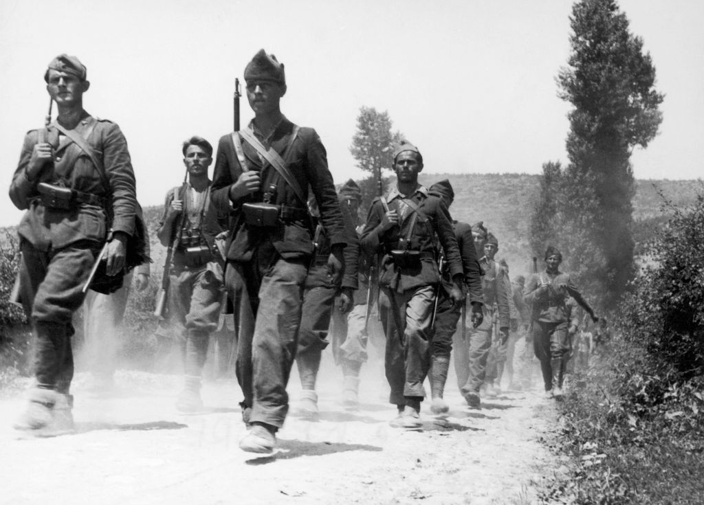 Communist Yugoslavian Resistance Fighters In Croatia 1942