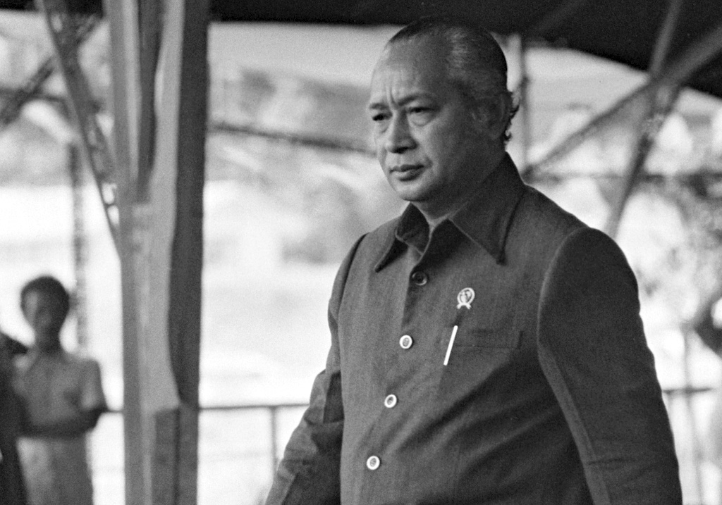 Suharto 2nd visit to Island of Java in Java, Indonesia on February 3rd, 1978.