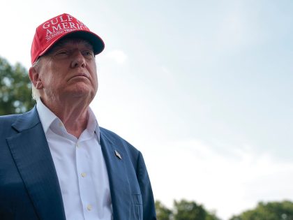 President Trump Departs White House For Florida On Tuesday Morning