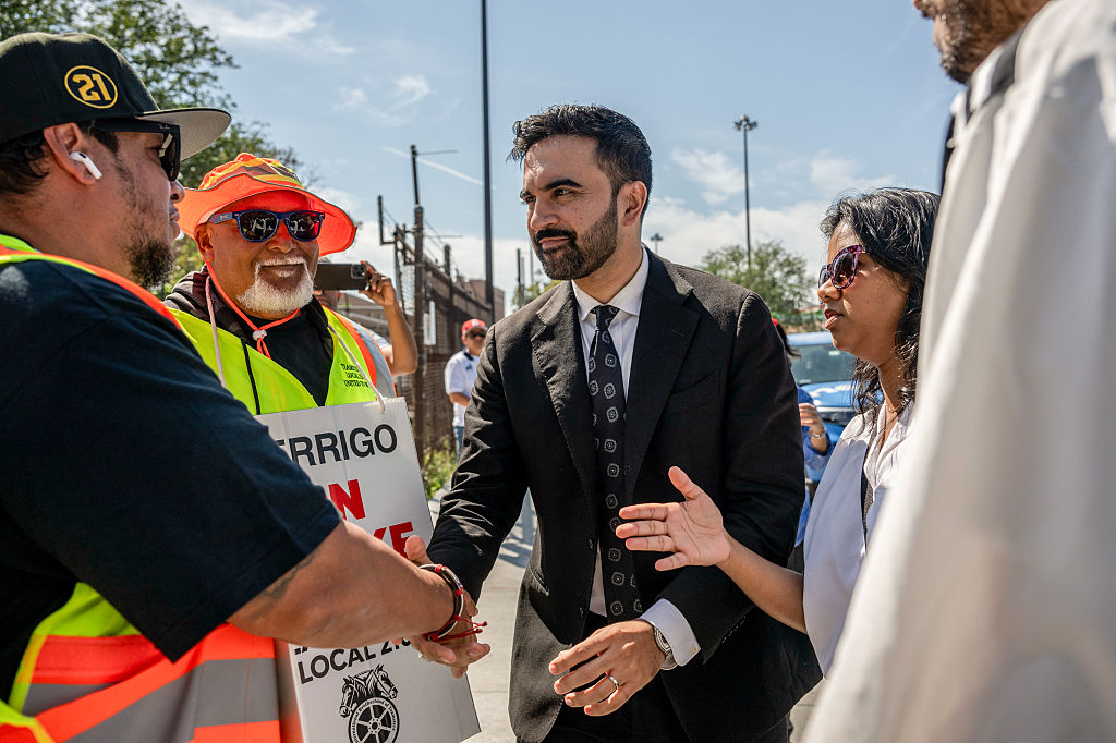 NYC Mayoral Candidate Zohran Mamdani Rallies With Striking Perrigo's Workers