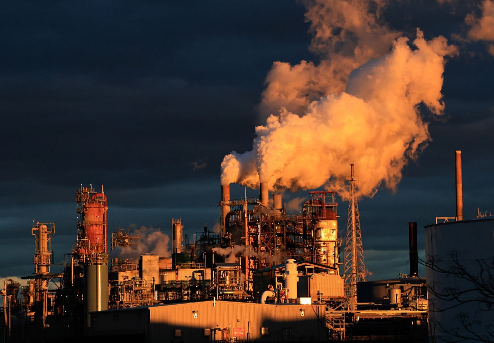 The Phillips 66 Bayway Oil Refinery