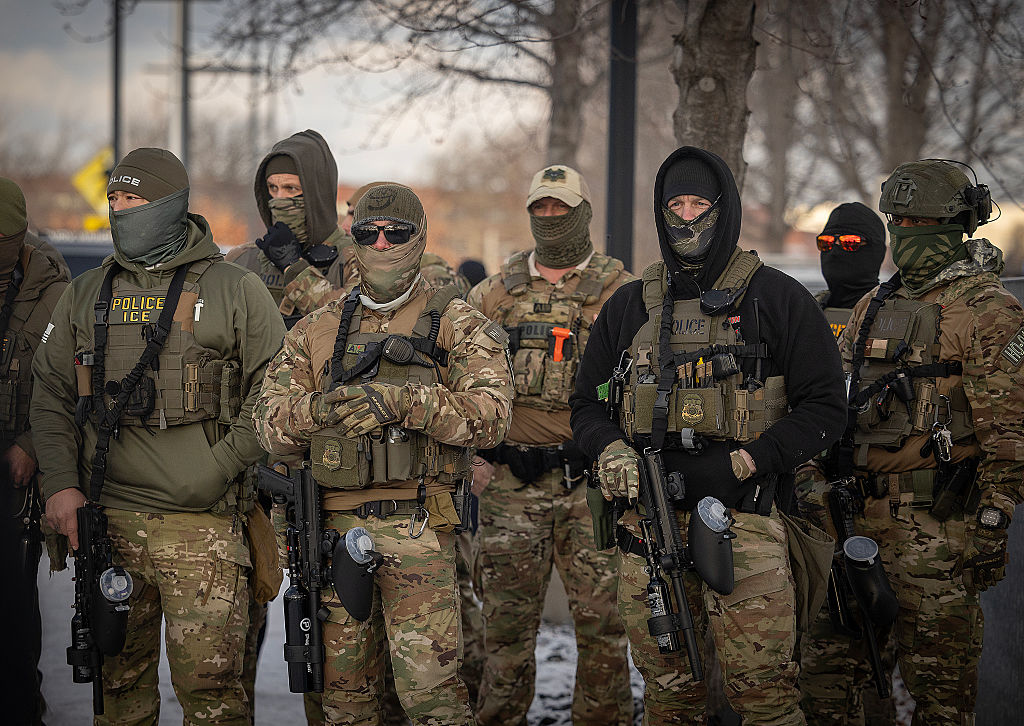 Immigration and Customs Enforcement (ICE) agents in Minnesota, January 2026