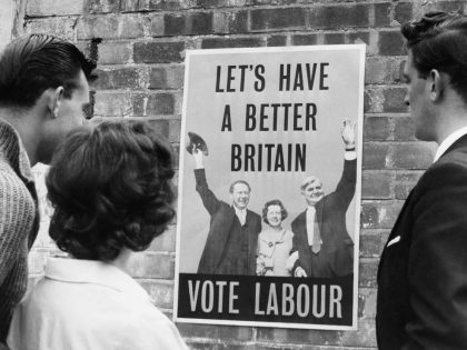 Electoral Poster Of Labour Party In Great Britain On September 1959