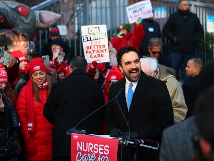 NYC Mayor Mamdani And Sen. Bernie Sanders Join New York Nurses On Picket Line