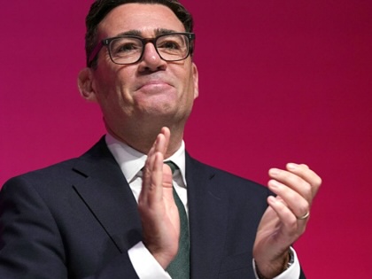 Andy Burnham participates in the final day of the Labour Party conference on September 30, 2026, in Liverpool, England. 