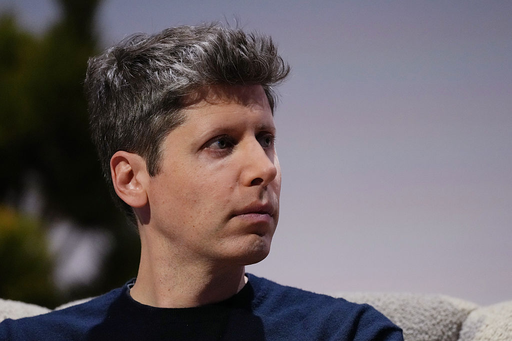 Sam Altman, chief executive officer and cofounder of OpenAI Inc., during the 2026 Dreamforce conference in San Francisco, California, on Tuesday, Sept. 15, 2026.
