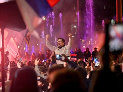 Student List supporters attend a celebration of their majority win in a snap general election in Belgrade, Serbia, on Monday, October 26, 2026.