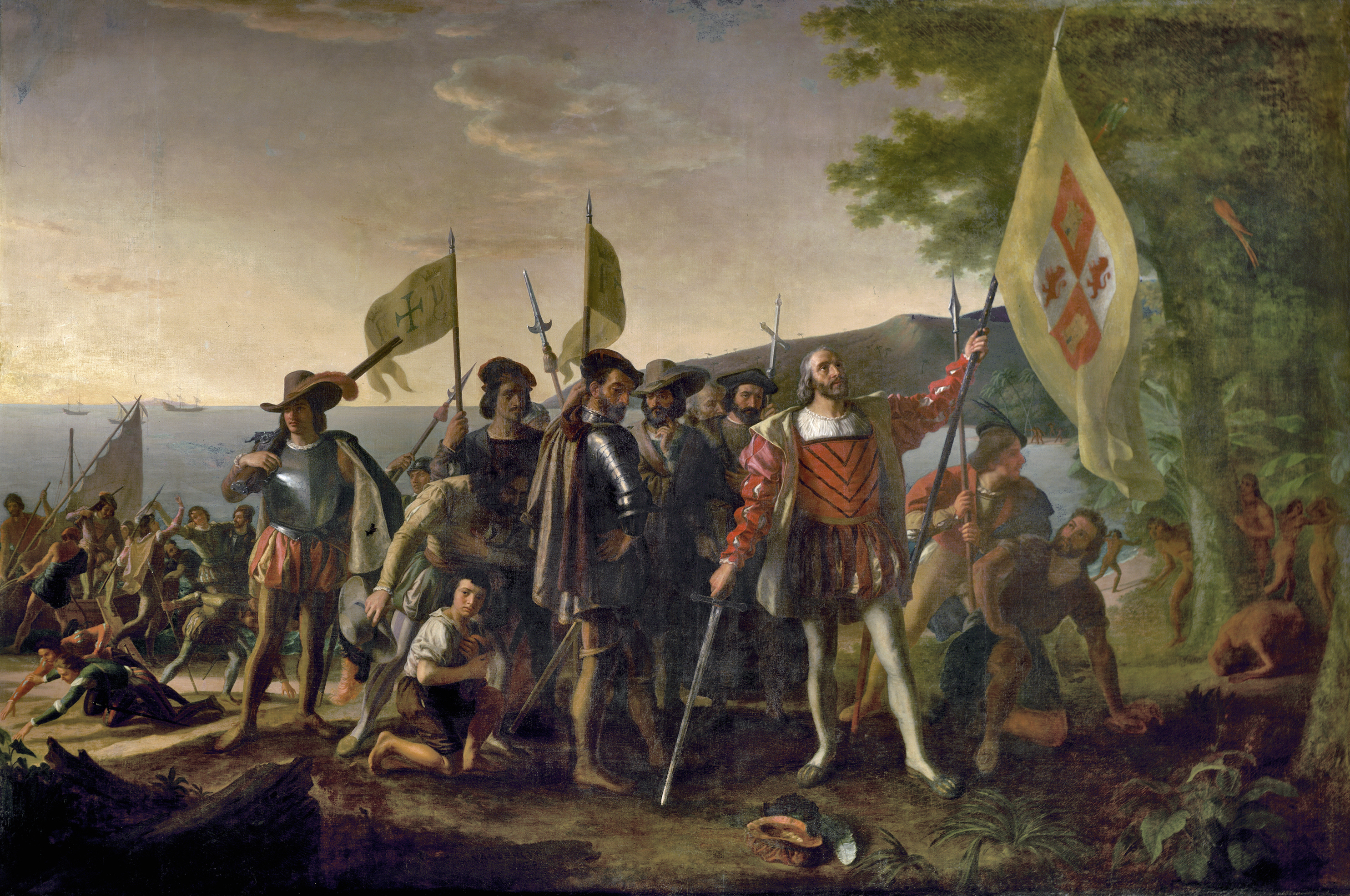 John Vanderlyn's painting, “Landing of Columbus”