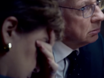 A still — featuring Nicola Sturgeon and Michael Gove — taken from Sky TV’s 2026 docudrama, “The Wargame”