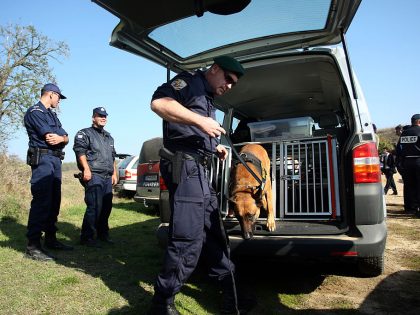 A Frontex Rapid Border Intervention Team