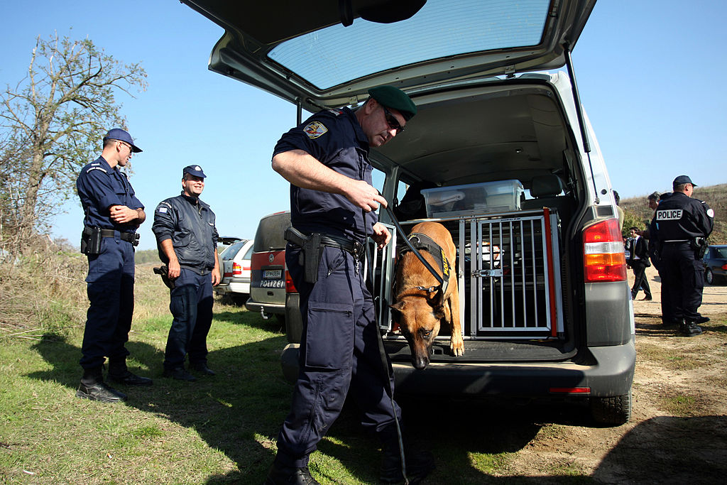 A Frontex Rapid Border Intervention Team