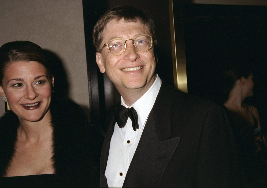 Microsoft chairman Bill Gates and wife Melinda are on hand a