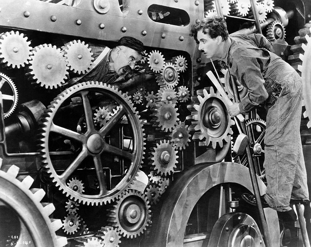 Charlie Chaplin In Modern Times