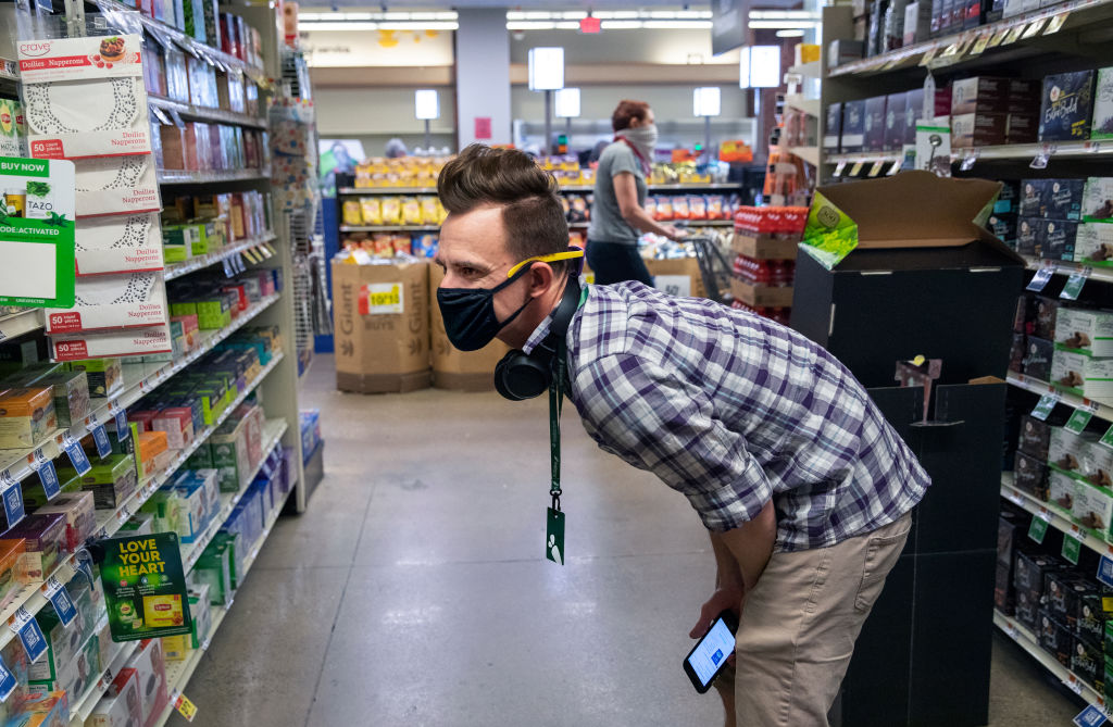 Instacart shoppper during Coronavirus