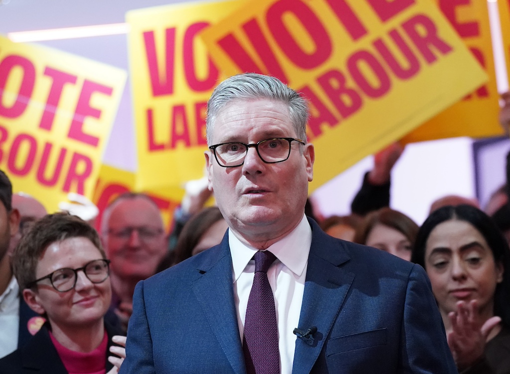 Prime Minister And Labour Leader Keir Starmer Campaigns Ahead Of Gorton And Denton By-Election