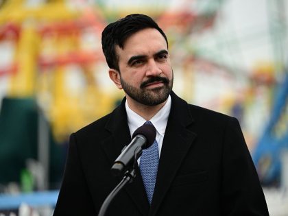 New York Mayor Zohran Mamdani Holds Press Conference At Deno's Wonder Wheel On Coney Island