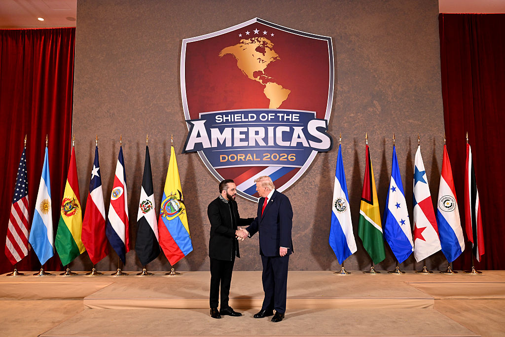 President Trump Participates In Shield Of The Americas Summit In Doral, Florida