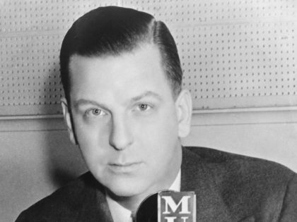 Fulton Lewis Radio Broadcaster Man