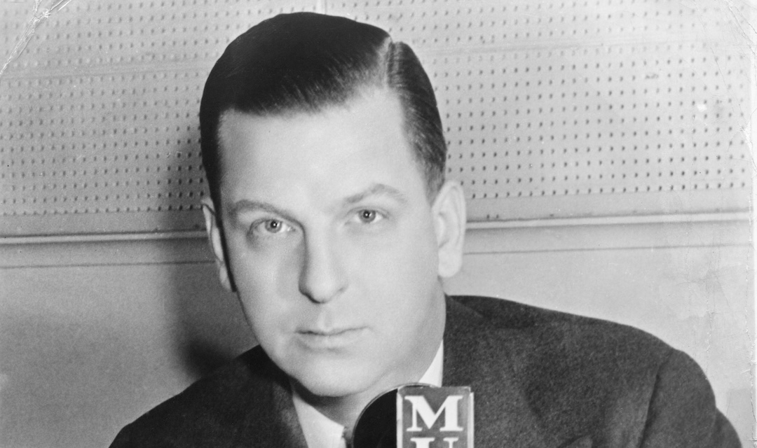 Fulton Lewis Radio Broadcaster Man