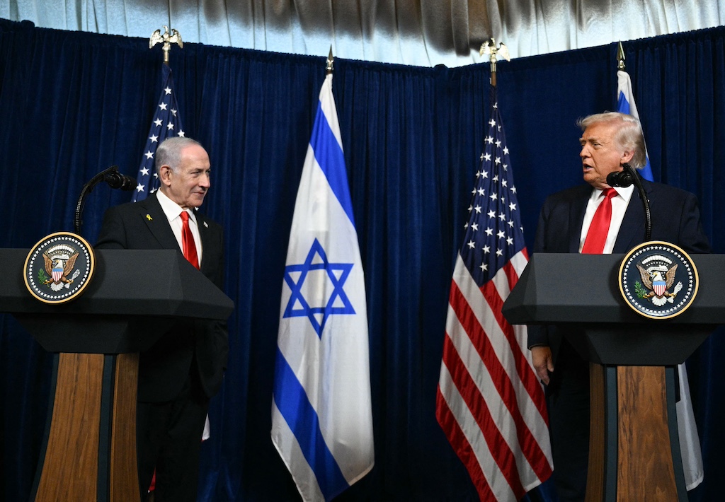 US-ISRAEL-POLITICS-DIPLOMACY-TRUMP-NETANYAHU