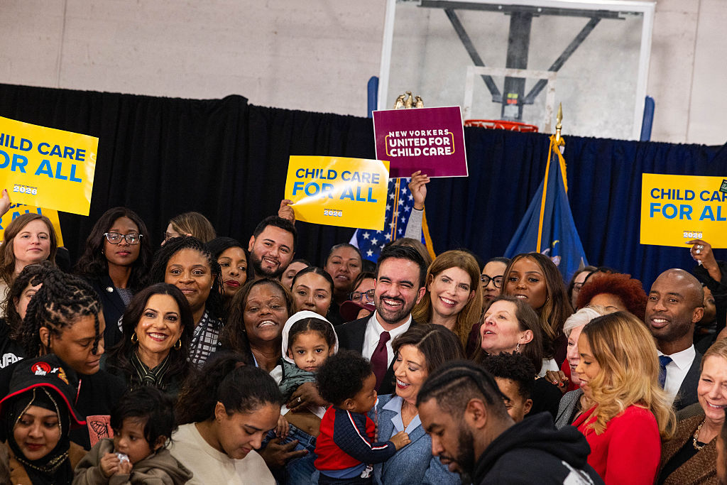 UNITED-STATES-ZOHRAN-MAMDANI-AND-KATHY-HOCHUL-ANNOUNCE-CHILDCARE