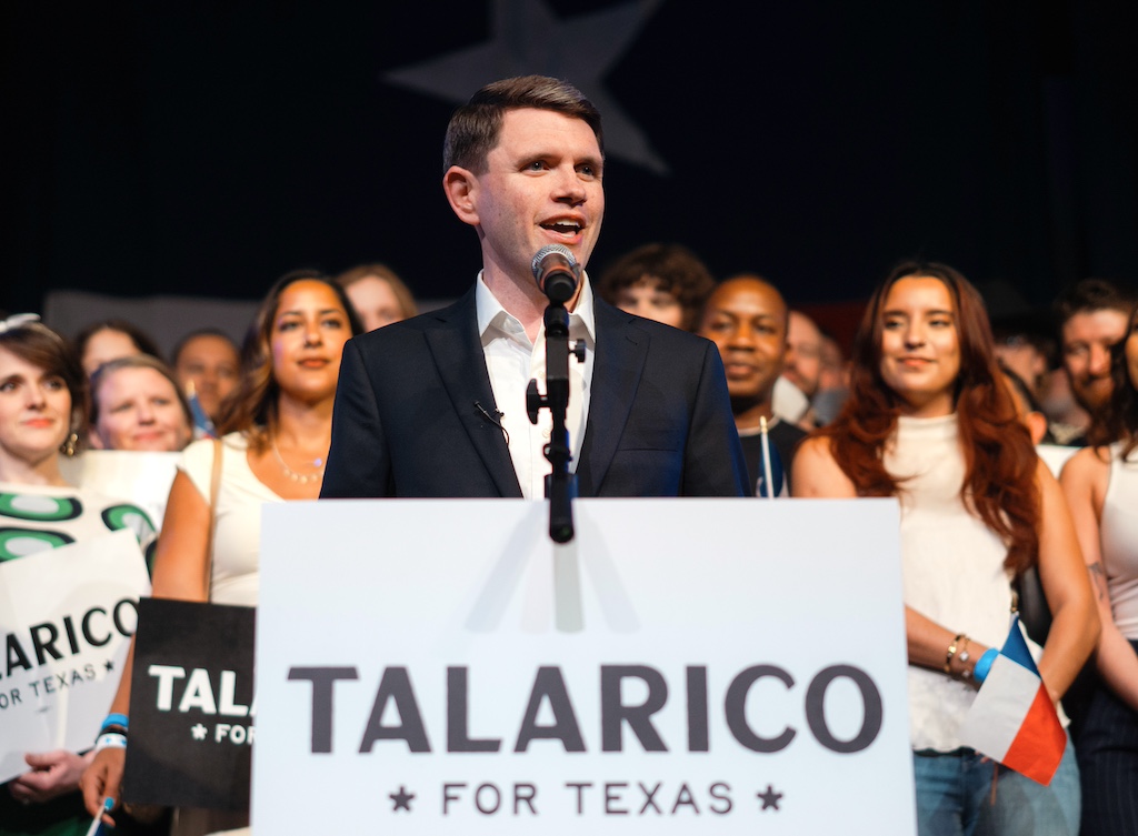 Texas State Representative Talarico Holds Primary Election Night Event